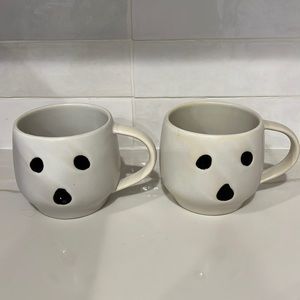 Pottery Barn Ghost Mugs